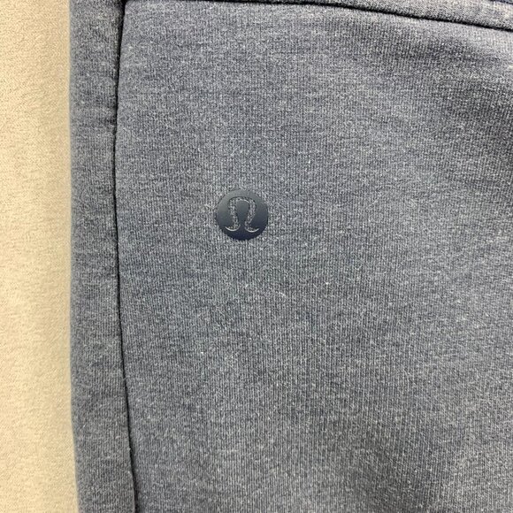 Lululemon Mens Sweatpants Small Blue City Sweat Jogger French Terry 28" Shorter - Picture 10 of 11
